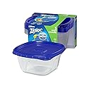 Food Storage Container, 1.25 Qt, Deep Square, 3-Ct.