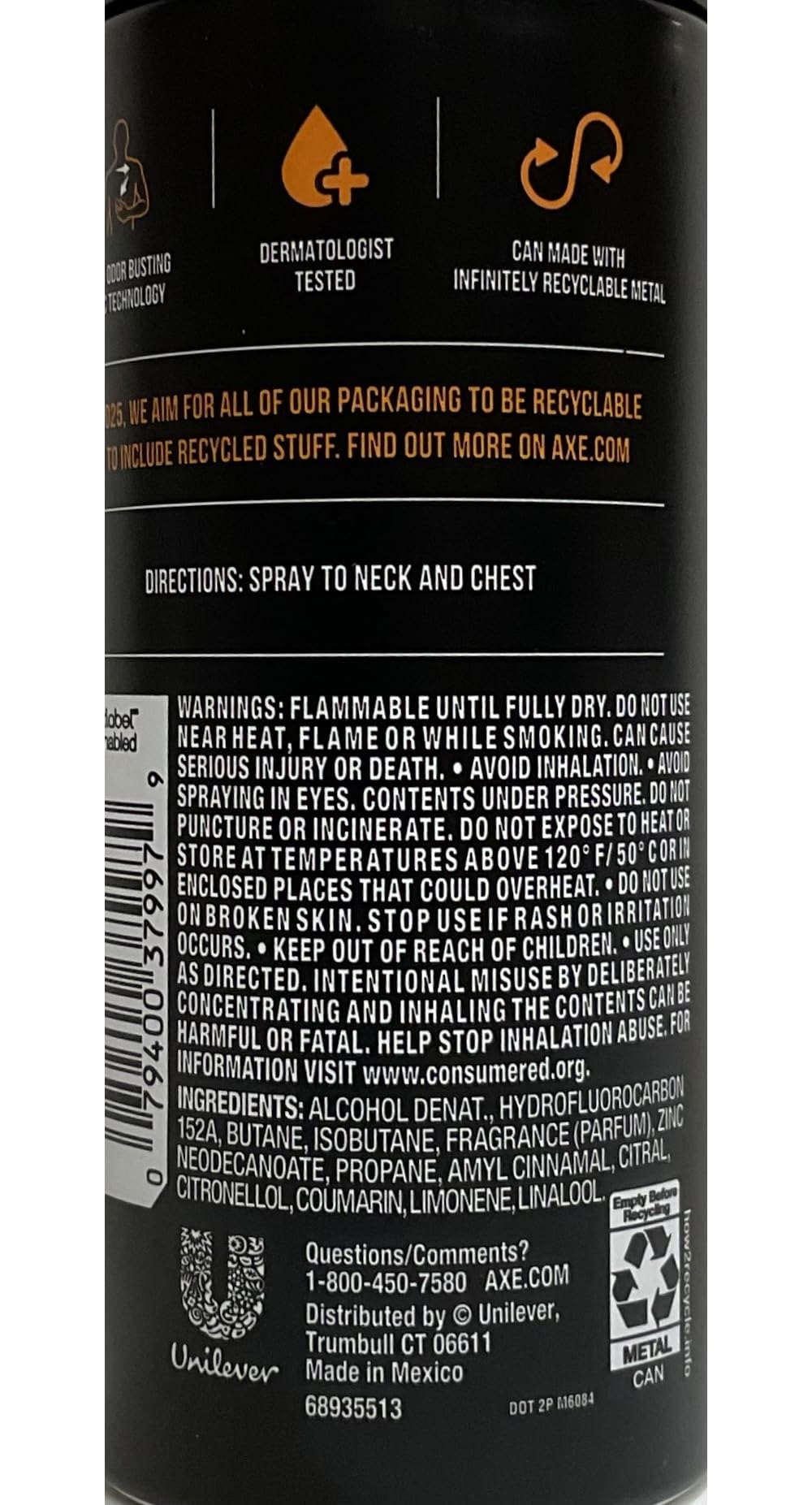 Axe Body Spray Temptation