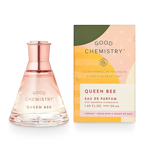 Good Chemistry Queen Bee Eau de Parfum 1.7 fl oz - Long-Lasting Perfume with Black Currant, Peony, & Amber - Bold, Clean & Vegan