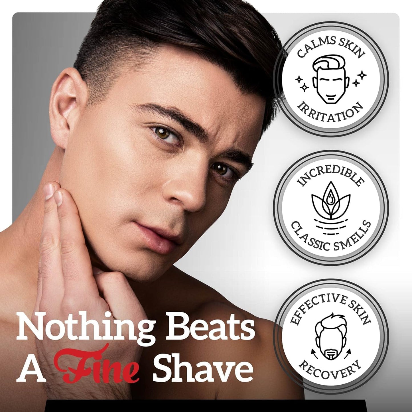Fine Men's Aftershave - L'Orange Noir Fragrance, Soothing & Toning Post Shave Balm, Calms Razor Burn, Classic Barbershop Feel, Alcohol-Based Formula Beauty and Personal Care Fine