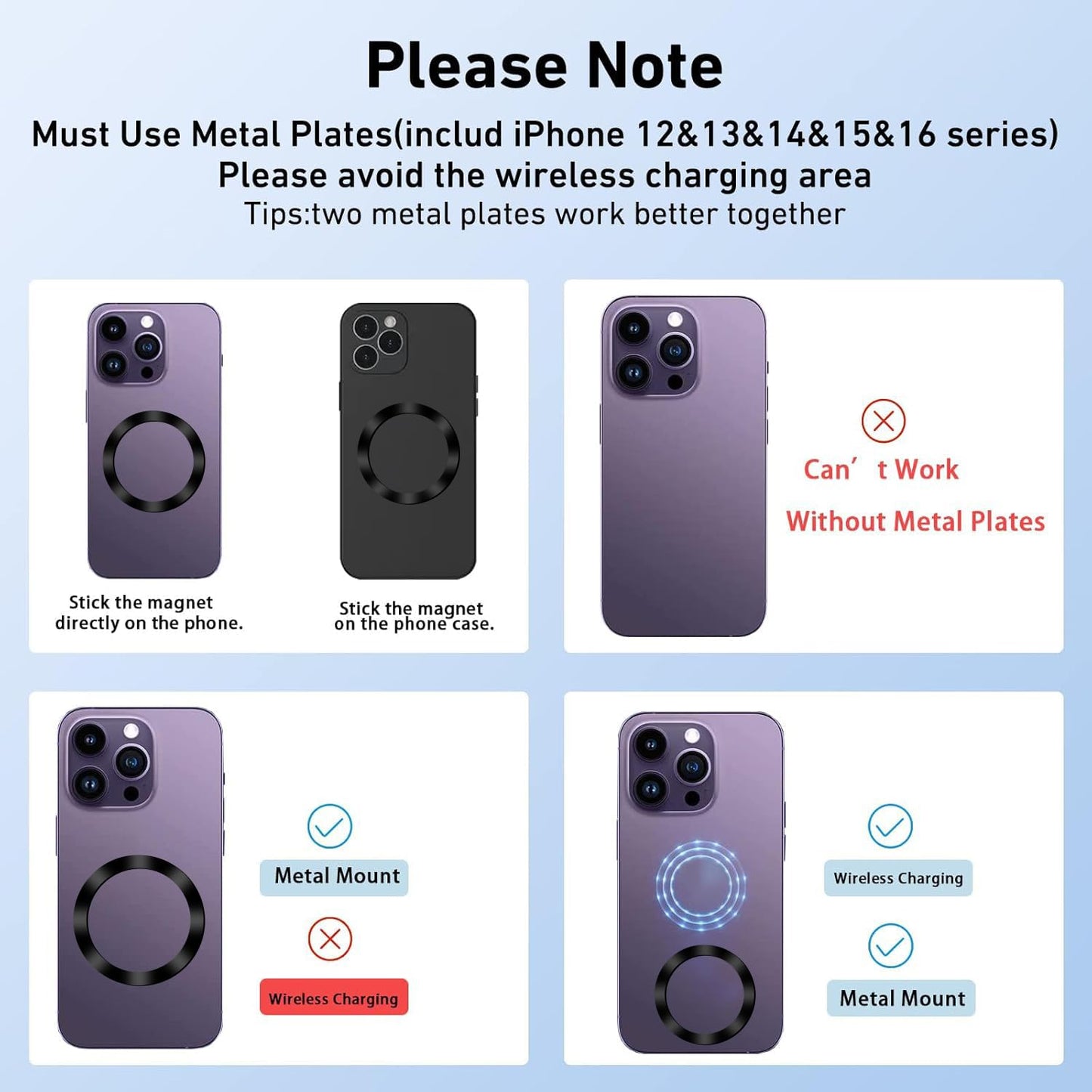 Zchan Car Phone Holder fit for BM-W X3,X4,Air Vent Phone Mount fit for X3 2021-2018,X4 2019-2021,Custom fit Magnetic Phone Holder Compatible for All…