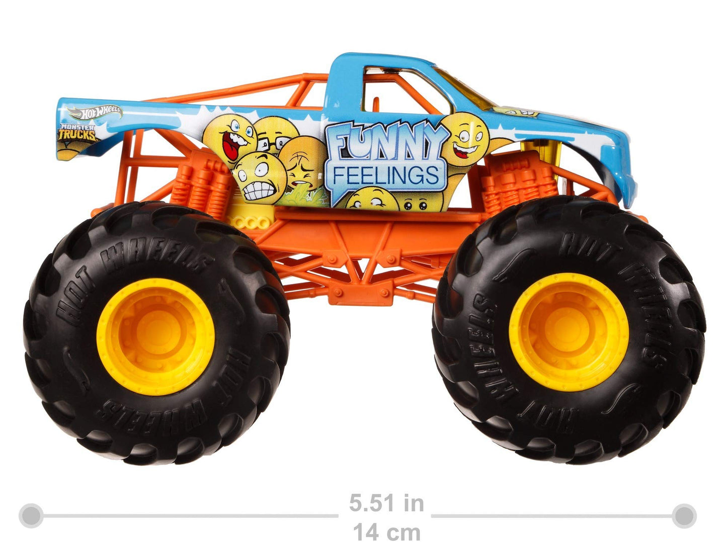 Hot Wheels Monster Trucks 1:24 Funny Feelings Vehicle