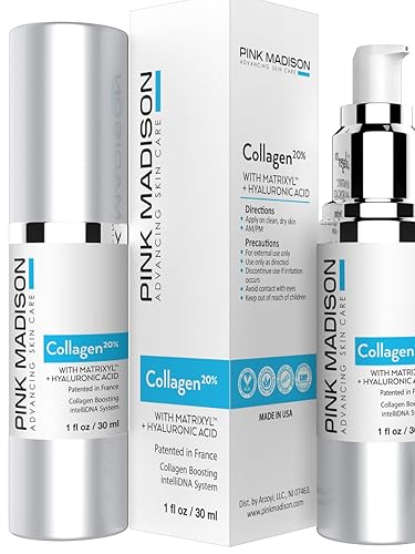 COLLAGEN Serum for Face - Matrixyl and Hyaluronic Acid - Luxury Anti Aging Face Serum Treatment Formula for Men and Women. Effective for Fine Lines