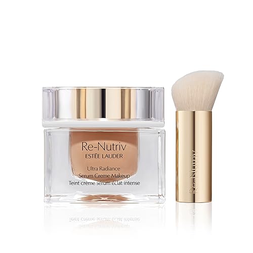 Estée Lauder Re-Nutriv Ultra Radiance Serum Creme Makeup | Luxury Foundation with Hyaluronic Acid | 12-Hour Wear & Hydration, 3N1 Ivory Beige, 1 Fl Oz