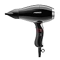Elchim 3900 Healthy Ionic Ceramic Hair Dryer, Black/Silver, 1 Count (Pack of 1)