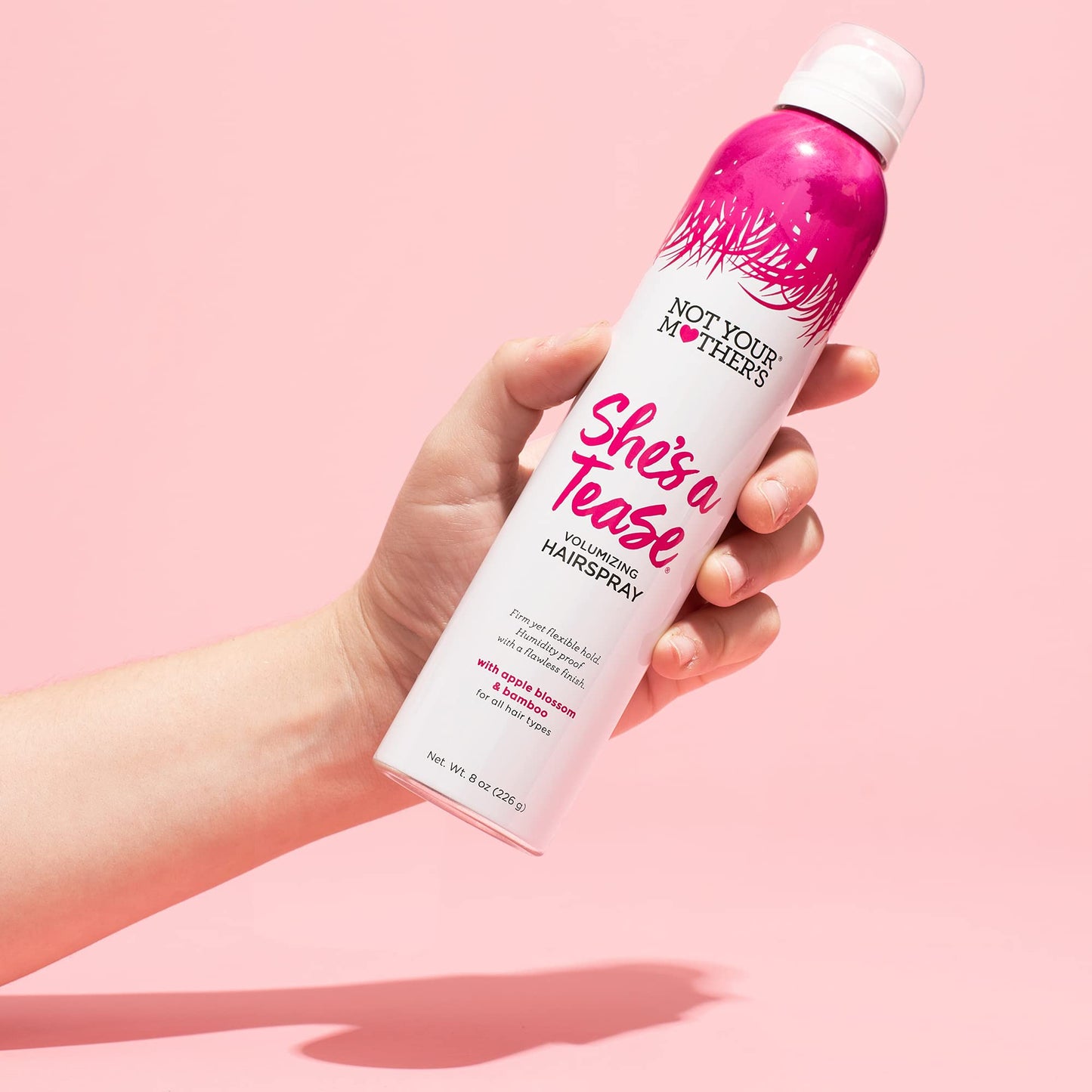 Not Your Mother's She's a Tease Hairspray (2-Pack) - 8 oz - Volumizing Hairspray - Firm Yet Flexible Hold, Humidity Proof, Flawless Finish,8 Ounce