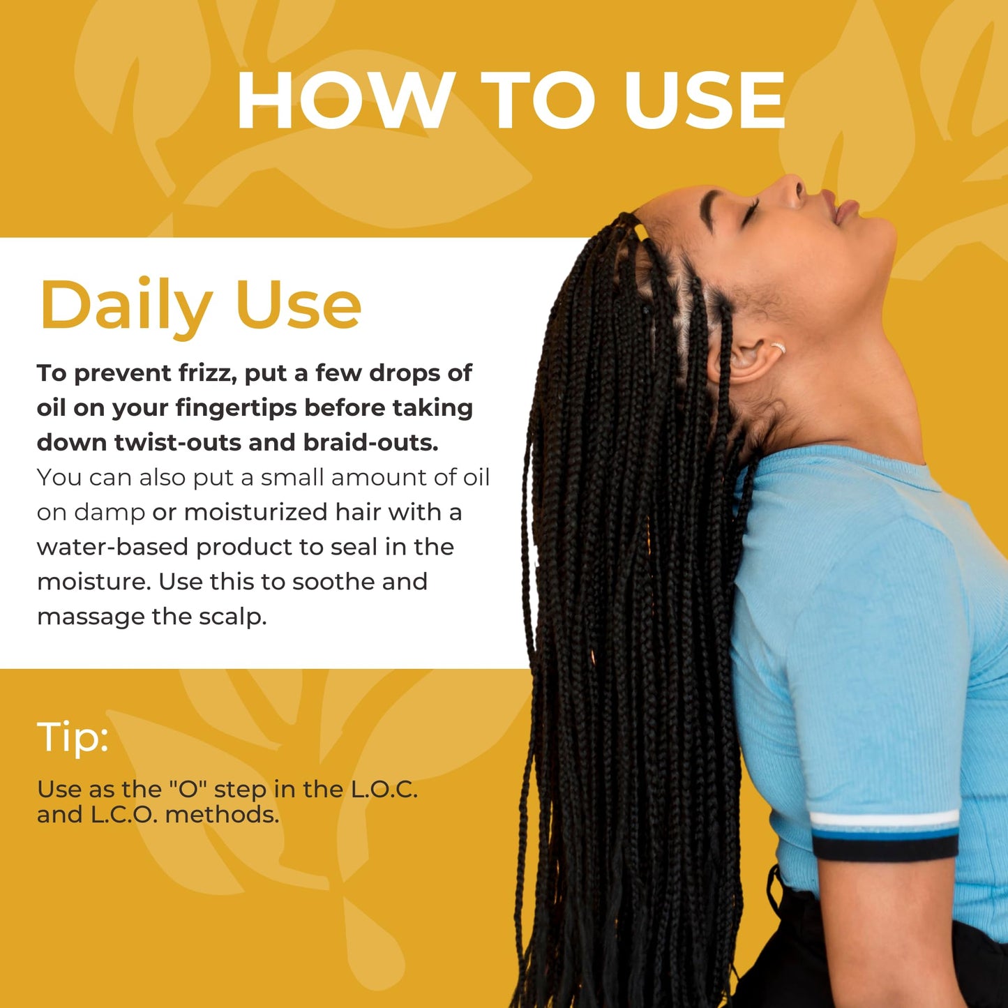 Jaycee Naturals Nourish Me Hair Oil with Grapeseed & Argan Oil, Calendula Extract & Rosemary Oil is Lightweight and Ideal for Sisterlocks and Braids