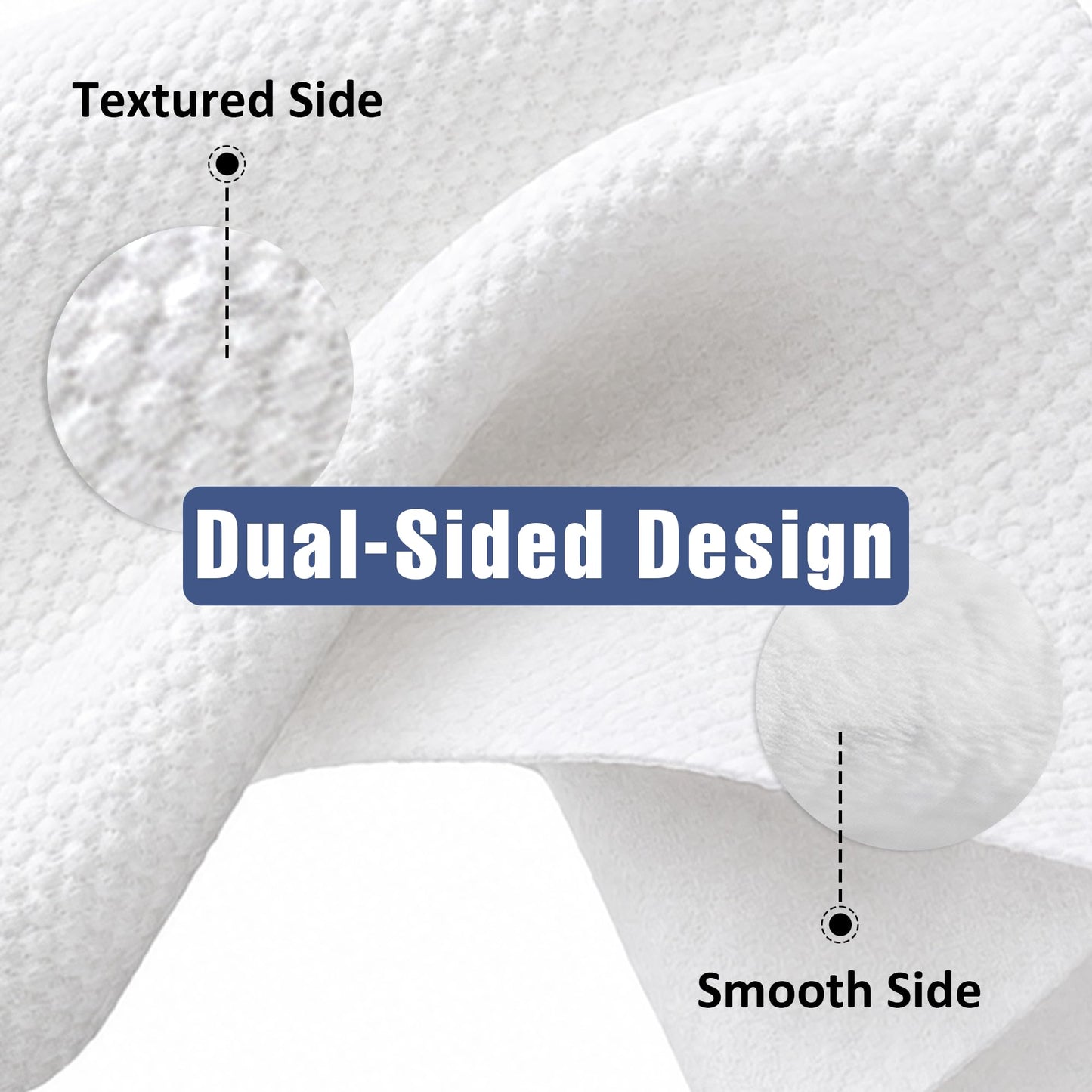Ourmed Life Face Towels, 11"×9" Disposable Face Towel - Ultra-Soft, Thickened Facial Towelettes, Lint-Free Dry Wipes for Sensitive Skin, Ideal Beauty and Personal Care ourmed life