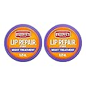 O'Keeffe's Lip Repair Night Treatment Lip Balm for Dry, Cracked Lips - 0.25 Ounce Jar (2 Pack) - Moisturizer for Extremely Cracked, Dry Lips