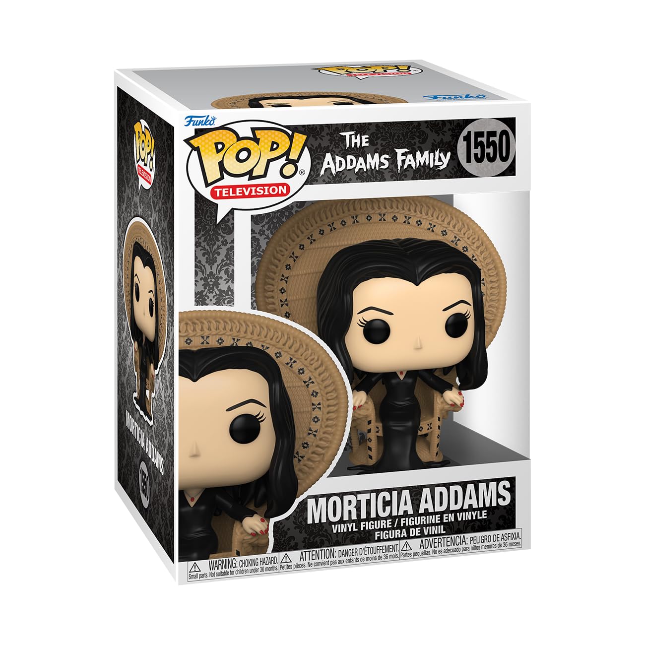 Funko POP! Deluxe: The Addams Family - Morticia Addams in Chair - Addams Family Classic TV - Collectable Vinyl Figure - Gift Idea - Official…
