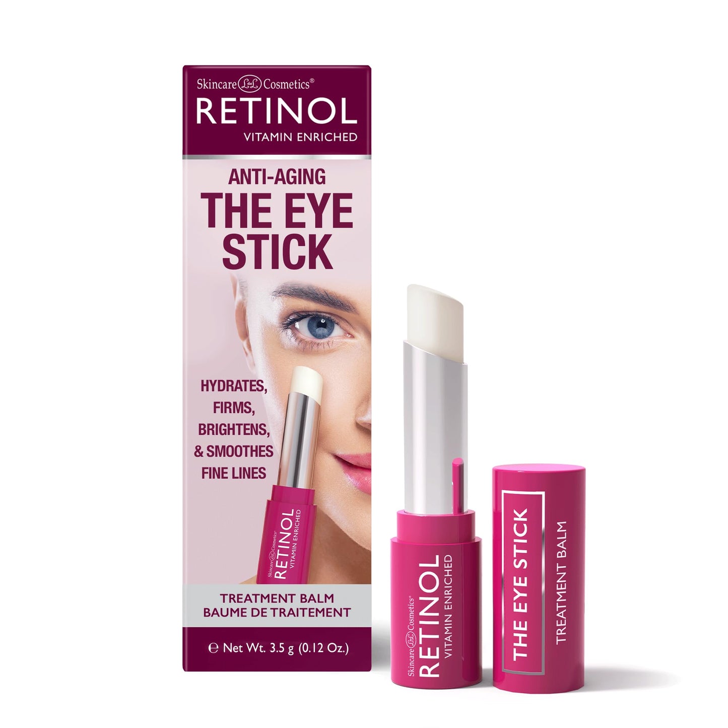 LIVAURA Retinol Anti-Aging Eye Stick - Treatment Balm - Your Beauty Secret for Younger Looking Eyes - Hydrates, Brightens, and Smooths Fine Lines