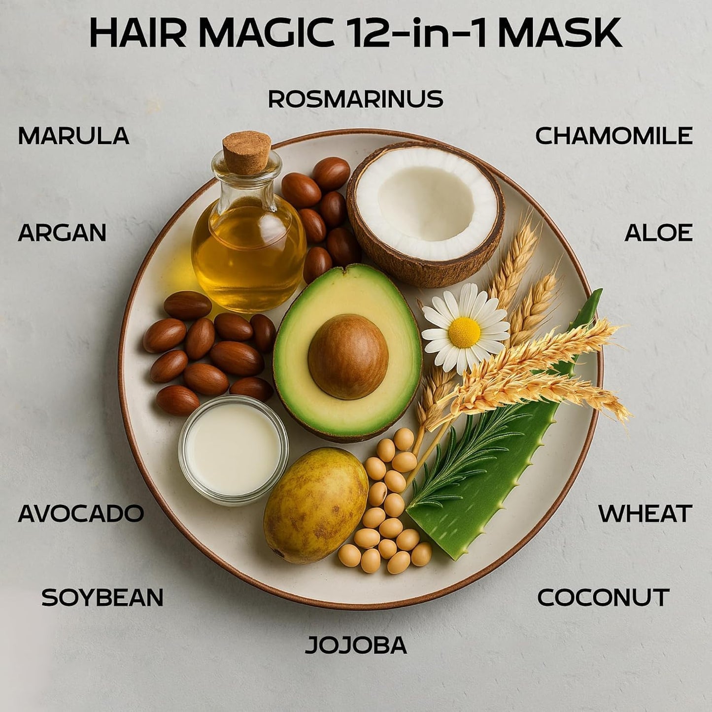 Keratin Hair Mask for Dry, Damaged or Long Hair - Deep Conditioner Masque with Protein, Coconut, Jojoba & Avocado Oil - Collagen Treatment for Hair