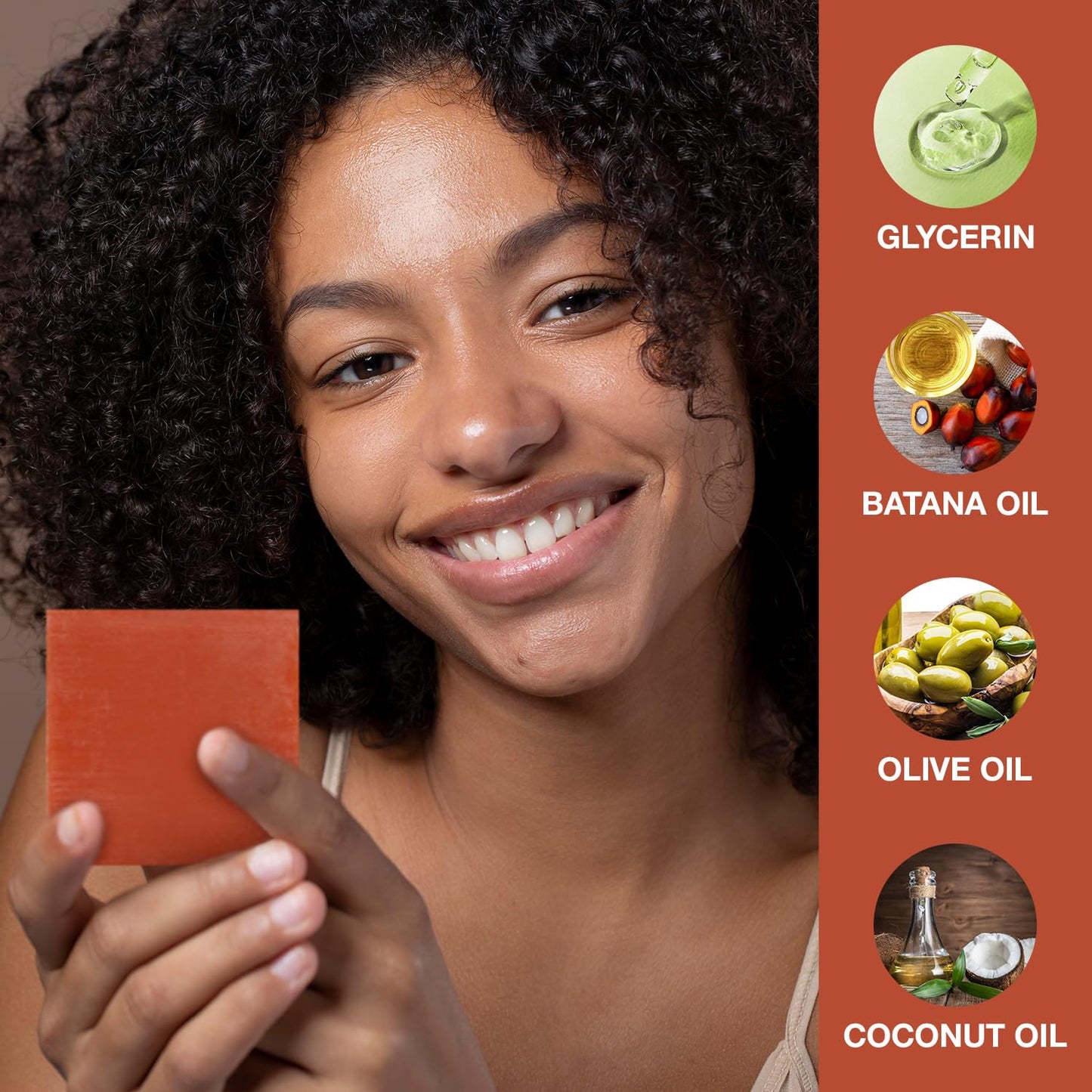 STAR CARE Batana Soap 3.5oz (100g) (2 Pack) - Natural Moisturizing Bar with Pure Batana Oil - For Hair Growth, Skin Hydration & Anti-Aging - Organic Beauty & Personal Care STAR CARE