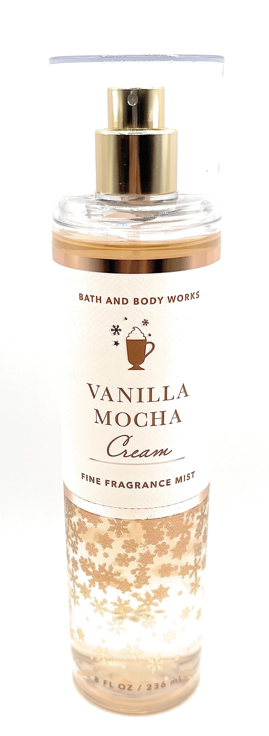 Bath and Body Works Vanilla Mocha Cream Fine Fragrance Mist 8 Ounce Body Spray