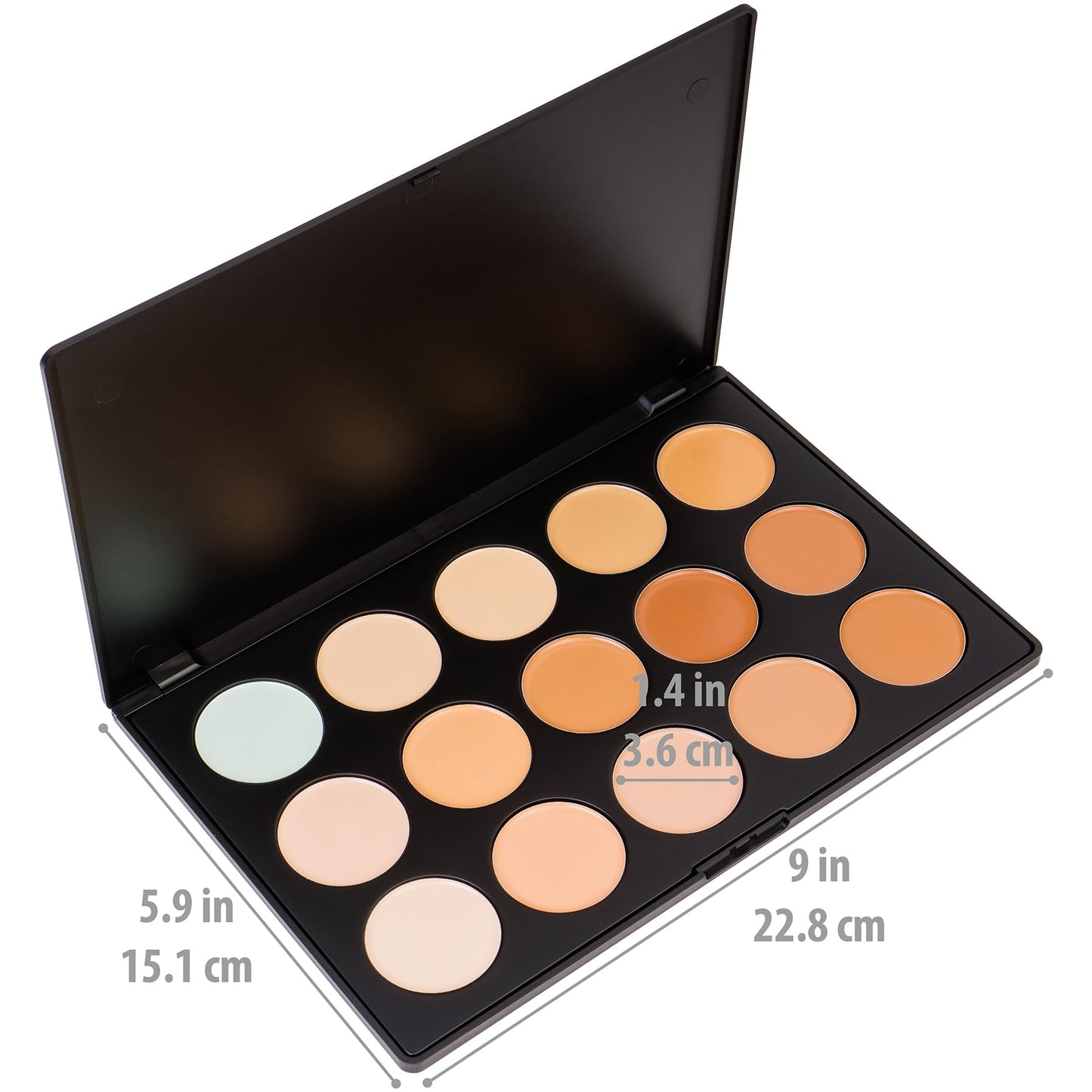 SHANY CONTOUR CAMO Professional Cream Foundation Color Palette,Foundation Primer,Camouflage Concealer Makeup Palette - Contour Camo