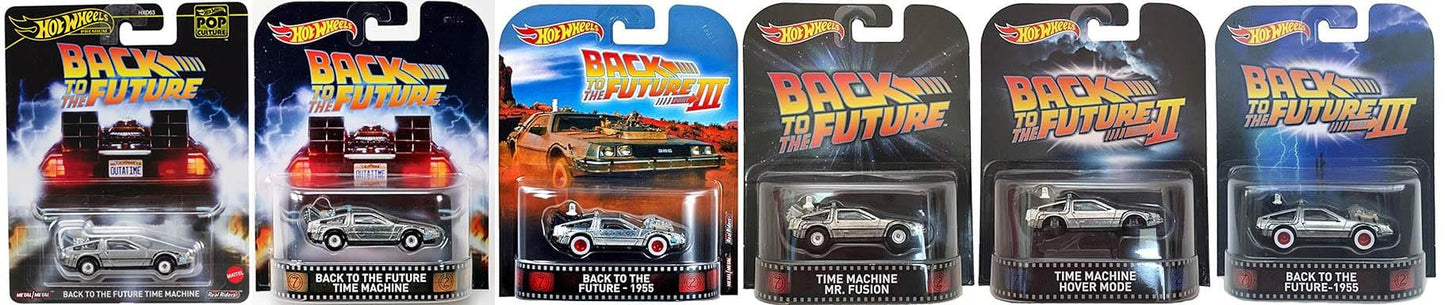 Hot Wheels 2018 Retro Entertainment. Back to The Future Time Machine 2 DeLorean