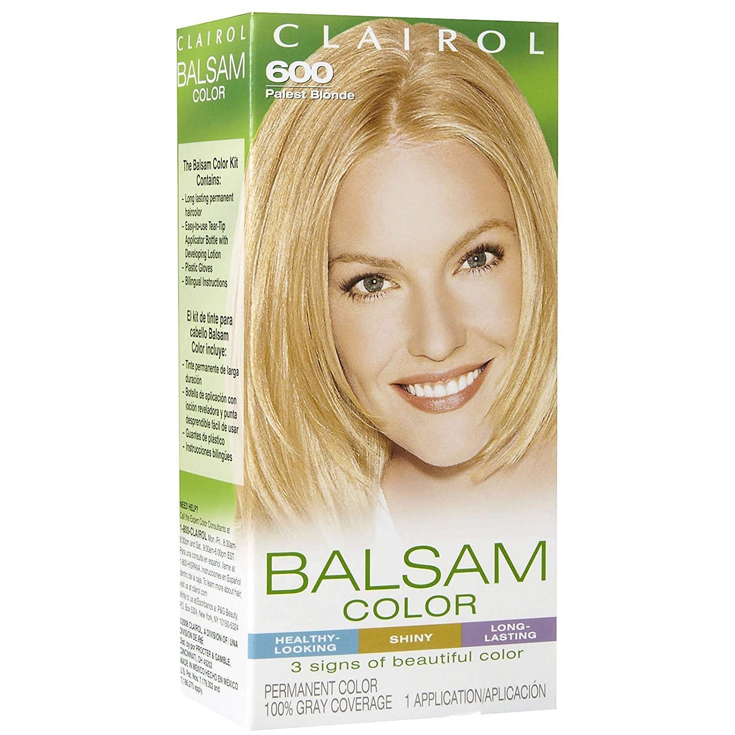 Balsam Permanent Color - 600 Palest Blonde 1 Each (Pack of 4)