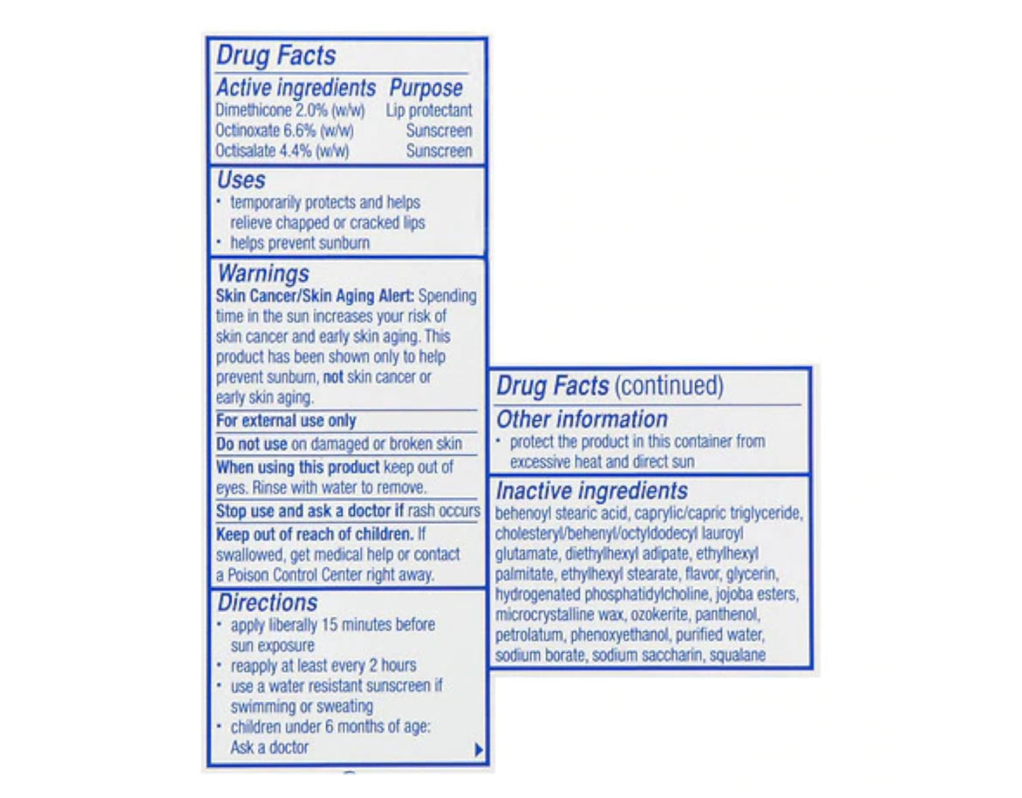 Blistex Complete Moisture Lip Balm, 4 pack