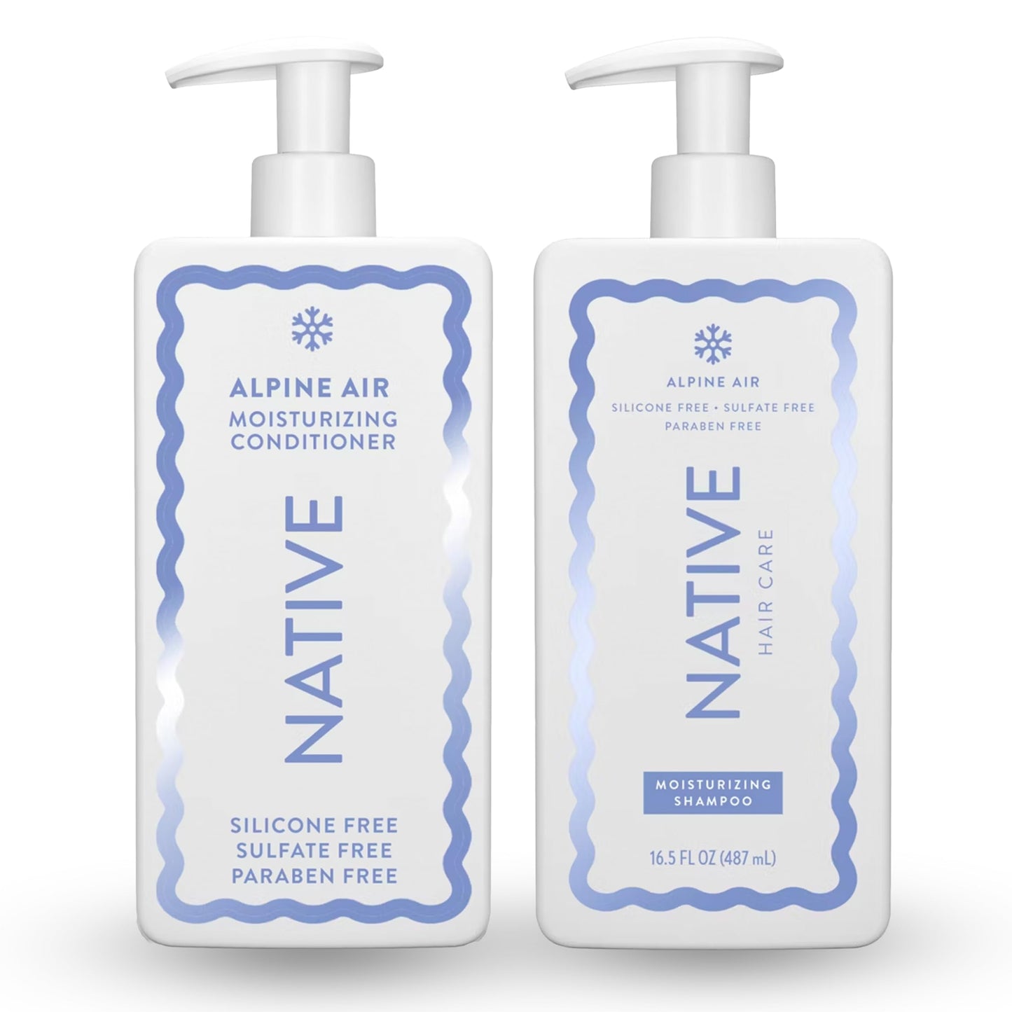 Native Holiday Limited Edition Alpine Air Moisturizing Conditioner and Shampoo - 16.5 fl oz. - Pack Of 02