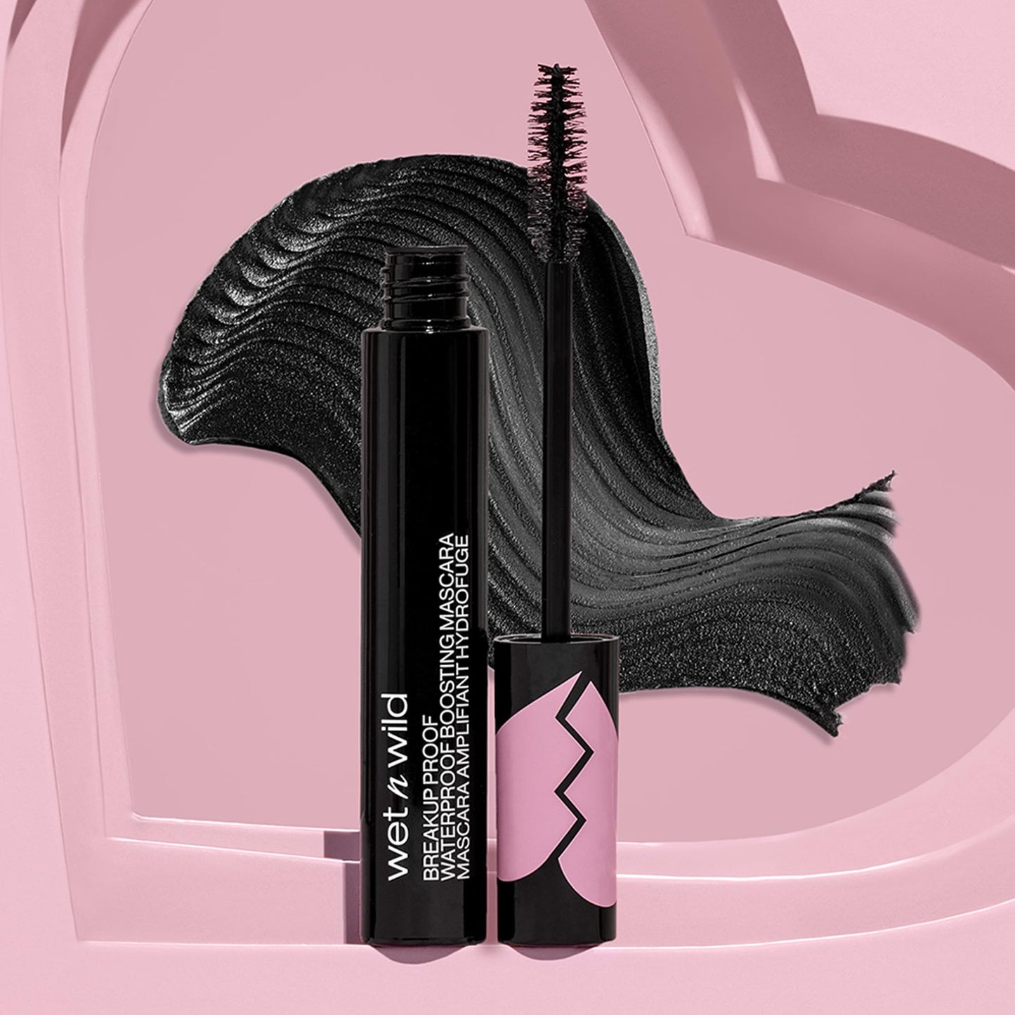 wet n wild Breakup Proof Mascara - Volumizing, Conditioning, Lengthening, Thickening, Waterproof, Smudge-Proof, Non-Clumping, Cruelty-Free & Vegan