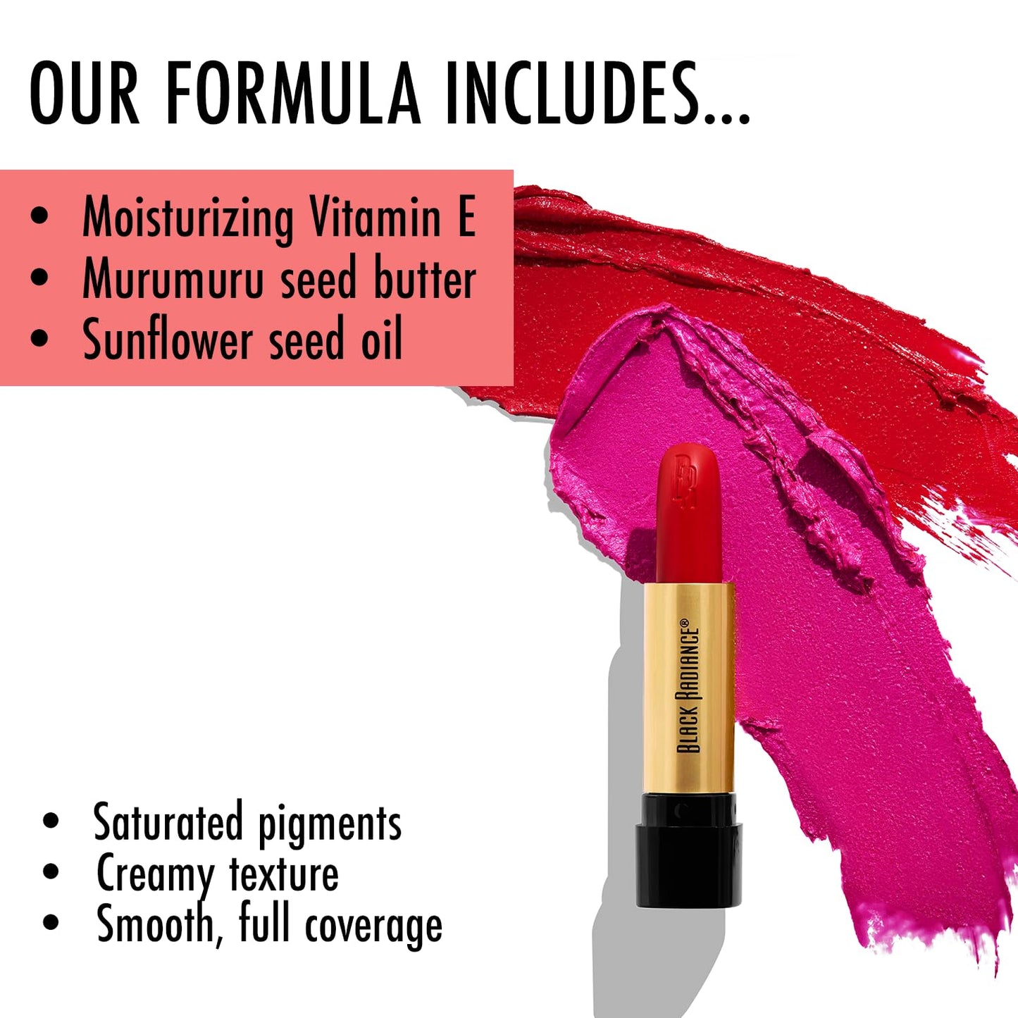 Black Radiance Perfect Tone Lipstick Lip Color Purple Madness