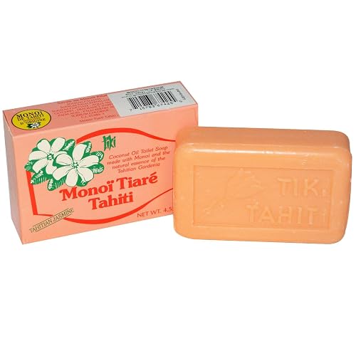Monoi Tiare Tahiti Tahitian Jasmine Coconut Oil Toilet Bar Soap - 4.55 oz