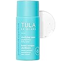 TULA Skin Care Mini Clarifying Tonic Alcohol-Free Daily Toner - Travel Face Toner to Gently Exfoliate and Tighten Pores, Contains Witch Hazel