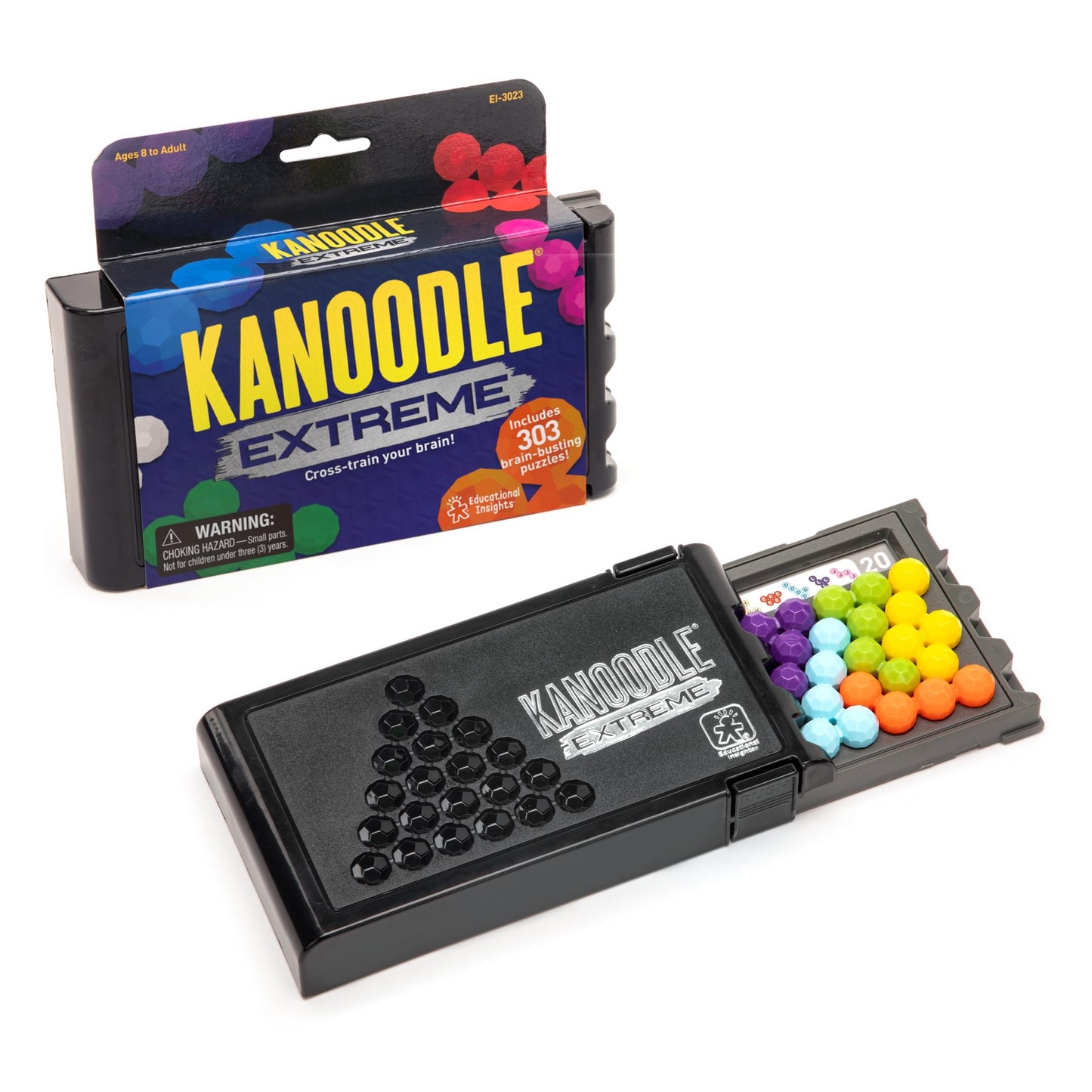 Educational Insights Kanoodle Extreme Puzzle Game, Brain Teaser Puzzle Challenge Game, Easter Basket Stuffers for Kids, Gift for Ages 8+