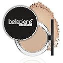 Bellapierre Compact Mineral Foundation SPF 15 - Pressed Powder Foundation, Concealer, Finishing & Setting Powder, On-the-Go Compact, Lightweight