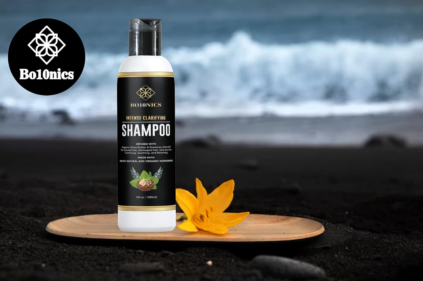 Bo10nics Hydrating Hair Conditioner Clarifying Shampoo - 12fl oz Hair Conditioner for Dry Damaged Hair with Wheat Protein, Shea Butter and Plant