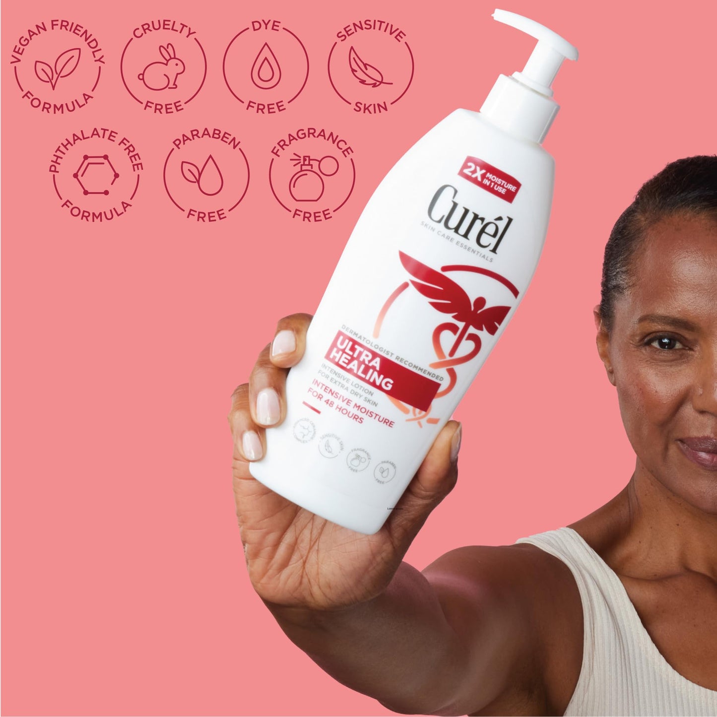 Curel Ultra Healing Lotion For Extra Dry Skin 13 oz ( Pack of 6)