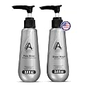 Inova Professional Silk Keratin - Smooth & Shine Set - Sheer Magic Smoothing Balm & Pure Shine Luminous Finishing Gloss, (3.4 Oz Set), white