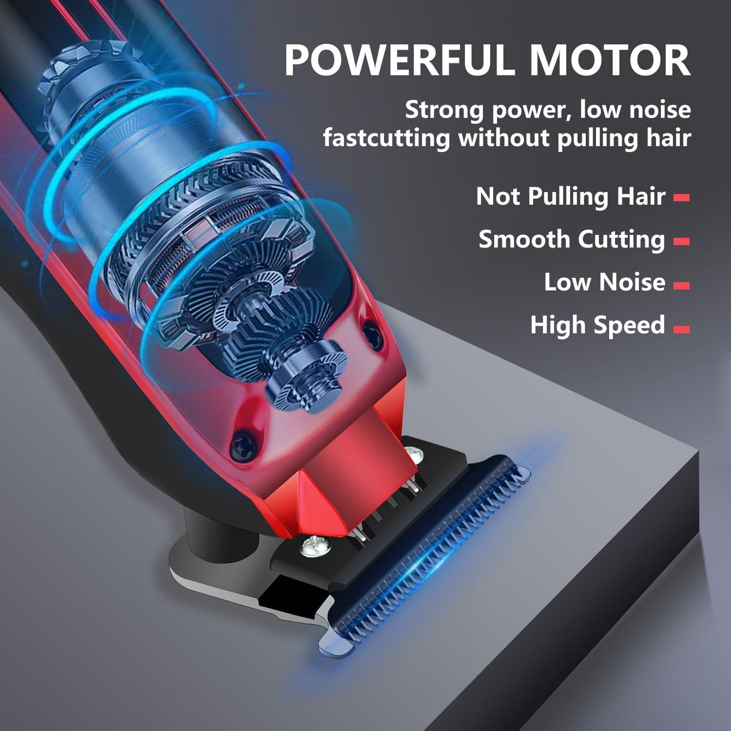 Professional Hair Clippers for Men, Cordless Trimmers Kit with LED Display,4 Limit Combs, Electric Beard Trimmer Haircut Grooming Kit Gift for Men Beauty and Personal Care QDKVTNDJZ
