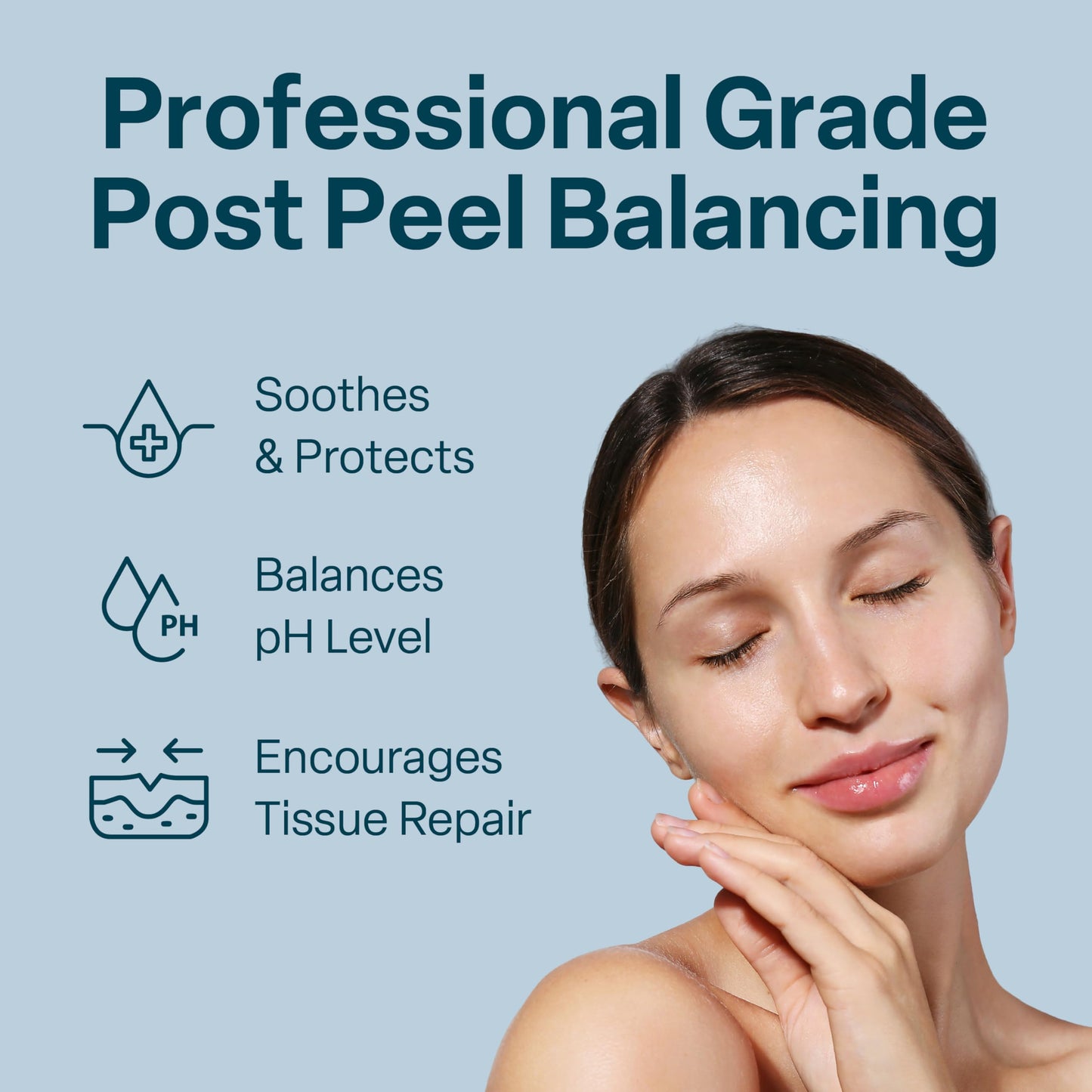 QRxLabs Chemical Peel Neutralizer Spray - Glycolic Acid Peel Neutralizer - pH Balancing Mist for Skin Care - Hydrating Toner for Facial Peels - 2 Fl