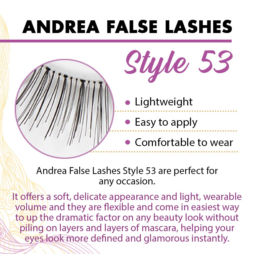 Andrea Mod Strip Lash Pair Style 53