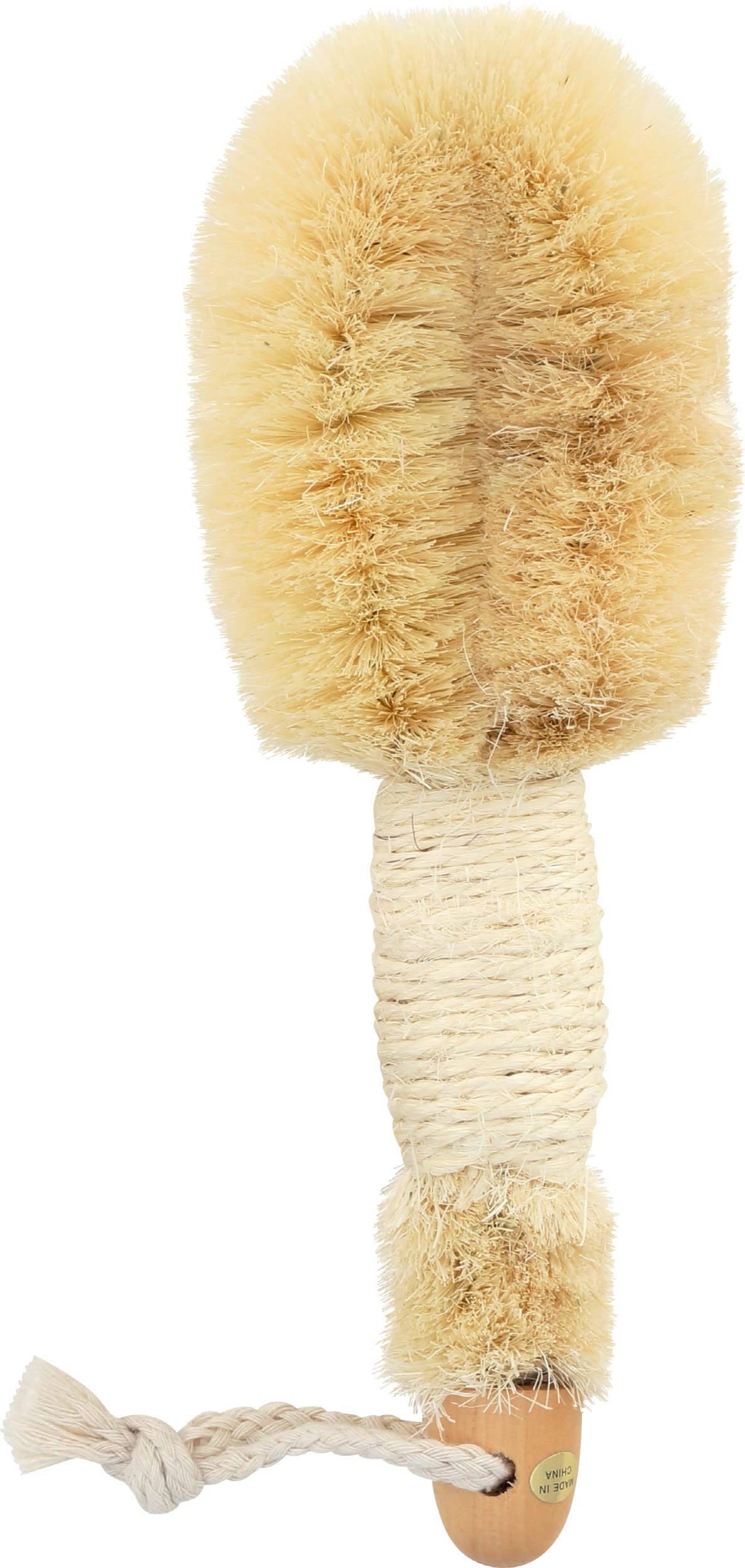 Baudelaire Sisal Bath Brush for Shower - 9 in - Traditional Japanese-Style Loofah Brush for Excellent Body Exfoliation - Essential Back Scrubber That