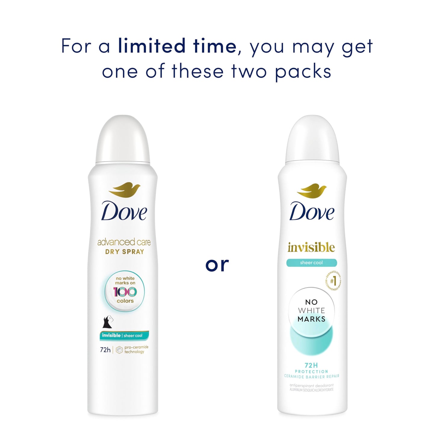 Dove Antiperspirant Deodorant Sheer Cool Invisible Dry Spray 3.8 oz (Pack of 2) Beauty and Personal Care Dove