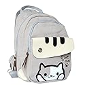 Anime Multifunctional Shoulder Bag Knapsack Japanese Game Cosplay Cat Backpack (#1)
