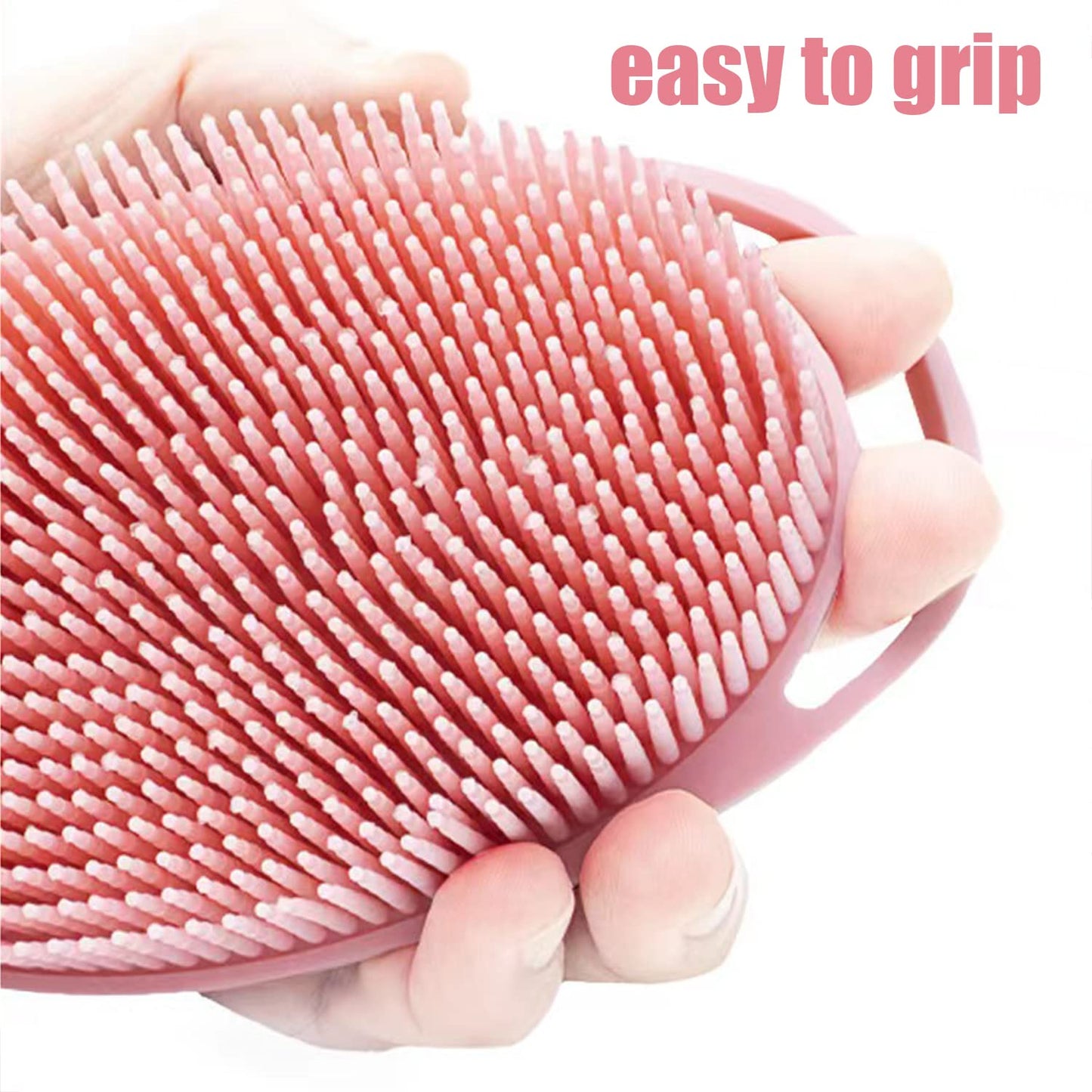 Soft Exfoliating Body Bath Shower Scrubber - Silicone Body Brush, 3 Pack for Kids and Adults with All Kinds of Skin