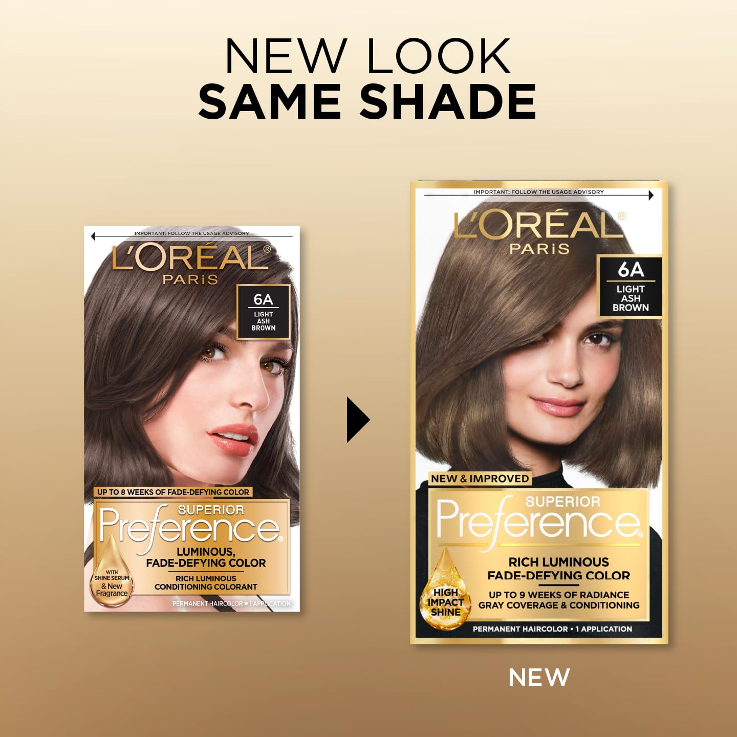 L’Oreal ParisSuperior Preference - 6A Light Ash Brown (Cooler) 1 Each (Pack of 2)