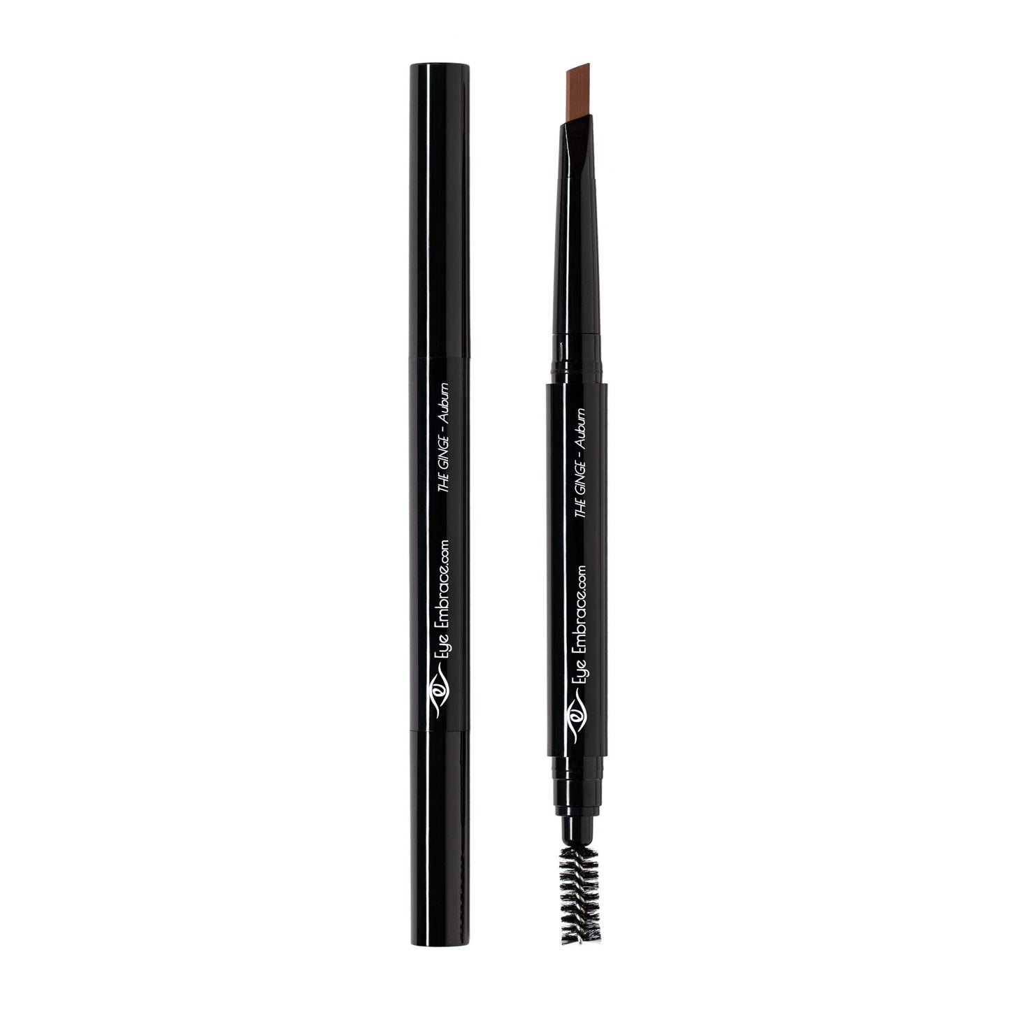Eye Embrace The Ginge: Auburn Red Eyebrow Pencil - Waterproof, Double-Ended Automatic Angled Tip & Spoolie Brush, Cruelty-Free