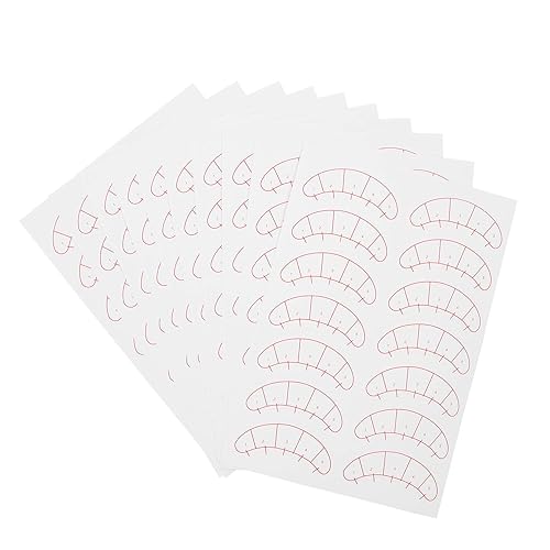 140 Pcs Paper Patches, 3D Eyelash Under Eye Pads,Eye Mapping Stickers, Patch Lash False, Eyelash Extension Paper Patches