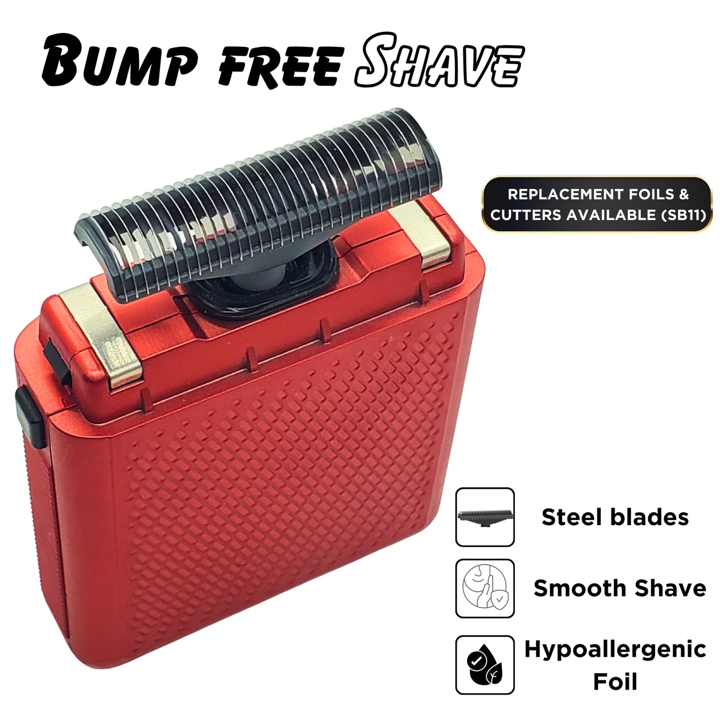 Supreme Trimmer Solo Single Foil Shaver for Pocket - 150 Min Runtime Cordless use, Powerful USB-C Mini Travel Razor for Professional & Home use Beauty and Personal Care Supreme Trimmer