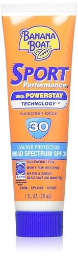 Banana Boat Sport Performance Sunscreen Lotion 30 Spf 1 oz(Pack Of 5)