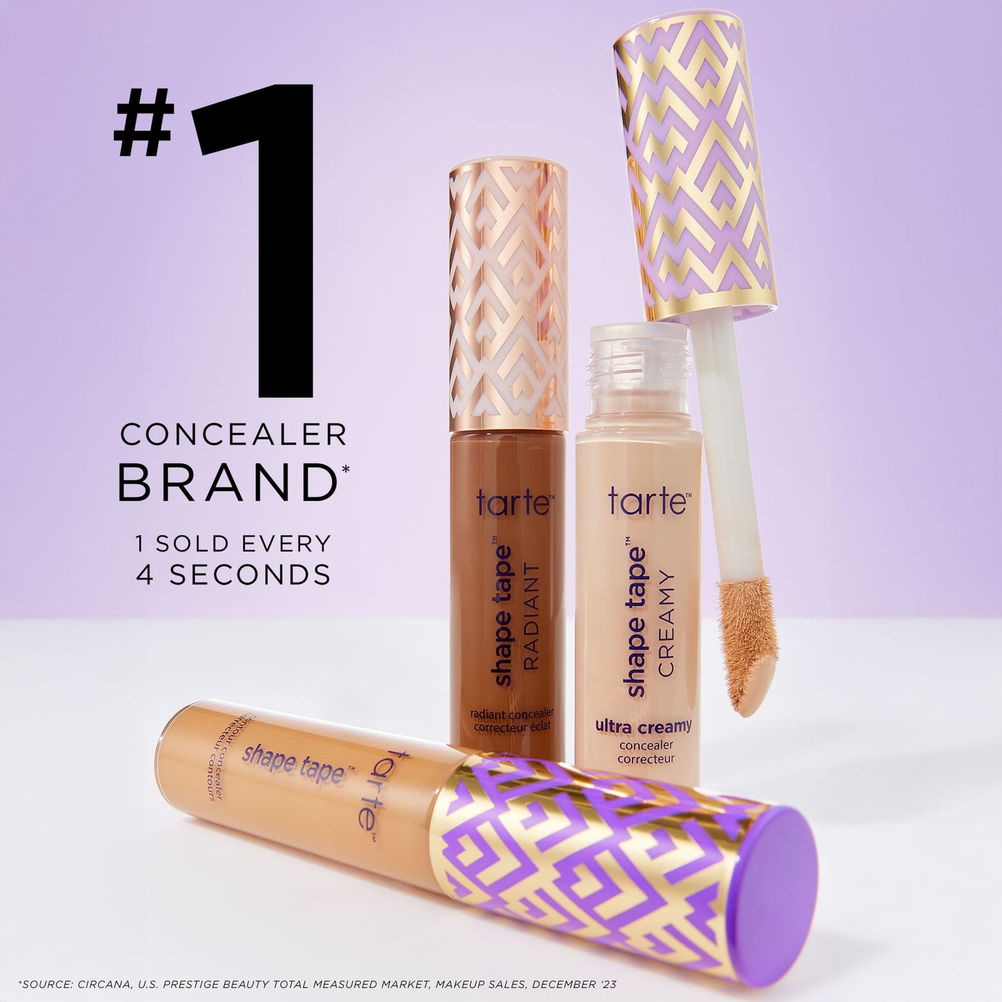 tarte shape tape concealer - Full Size-Coverage, Matte Finish for Under Eye, Dark Circles, Fine Lines, Redness & Discoloration, Longwear