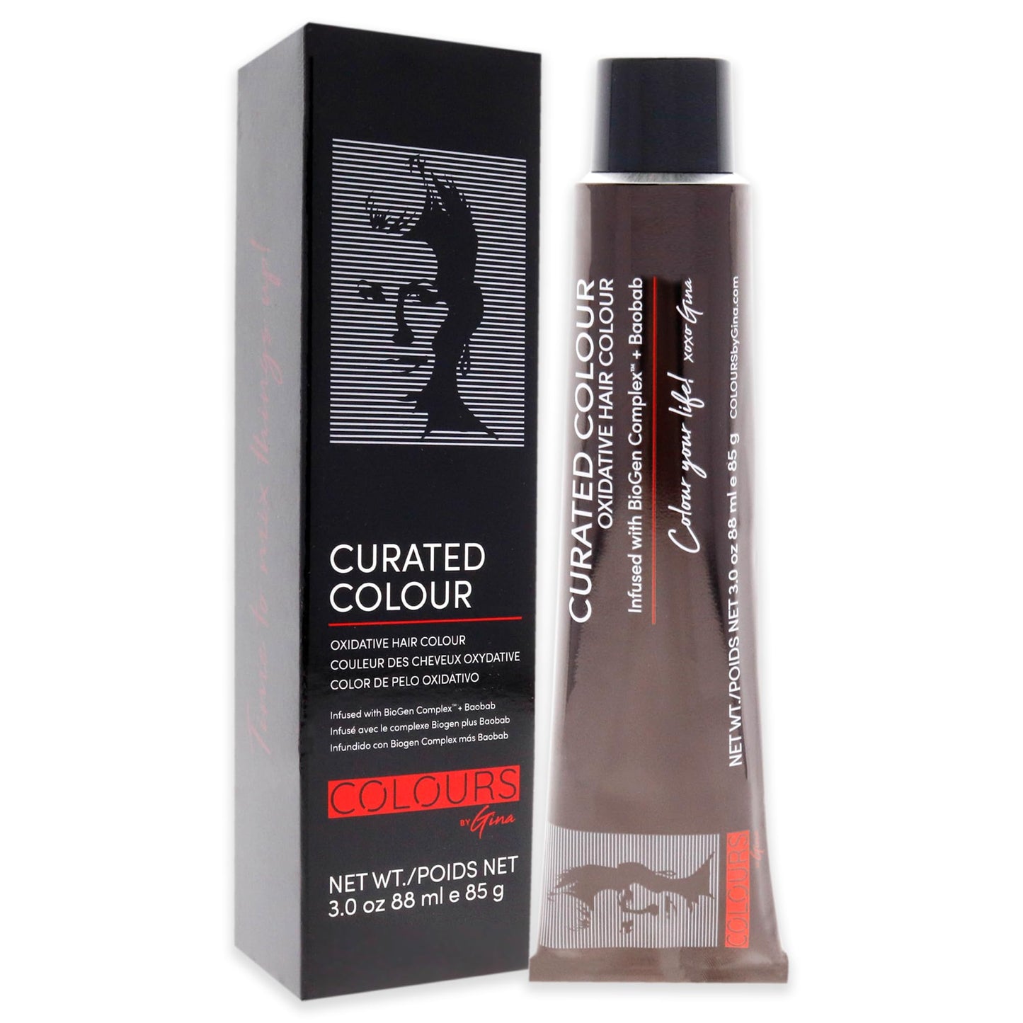 Colours By Gina Curated Colour - 6.35-6GM Dark Golden Mahogany by Colours By Gina for Unisex - 3 oz Hair Color