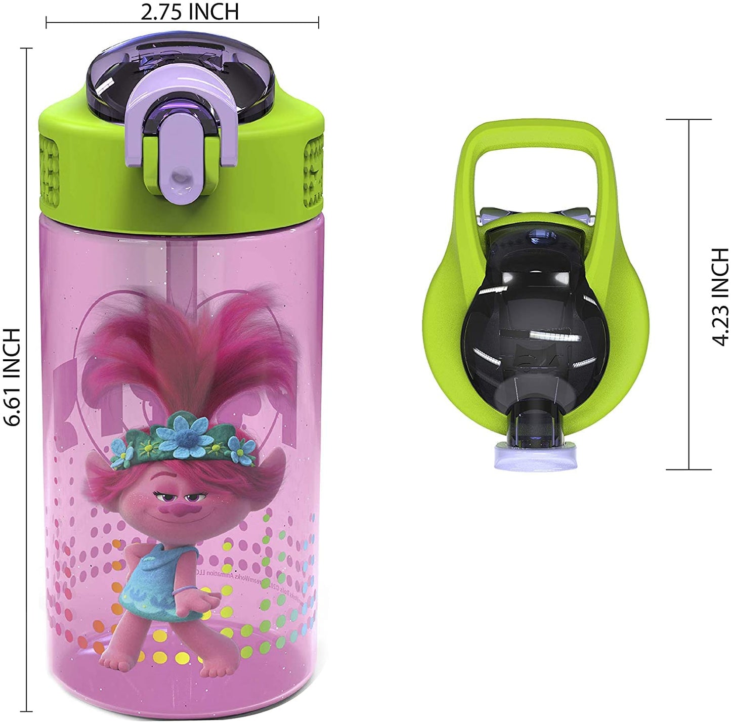 Trolls 2 Water Bottle