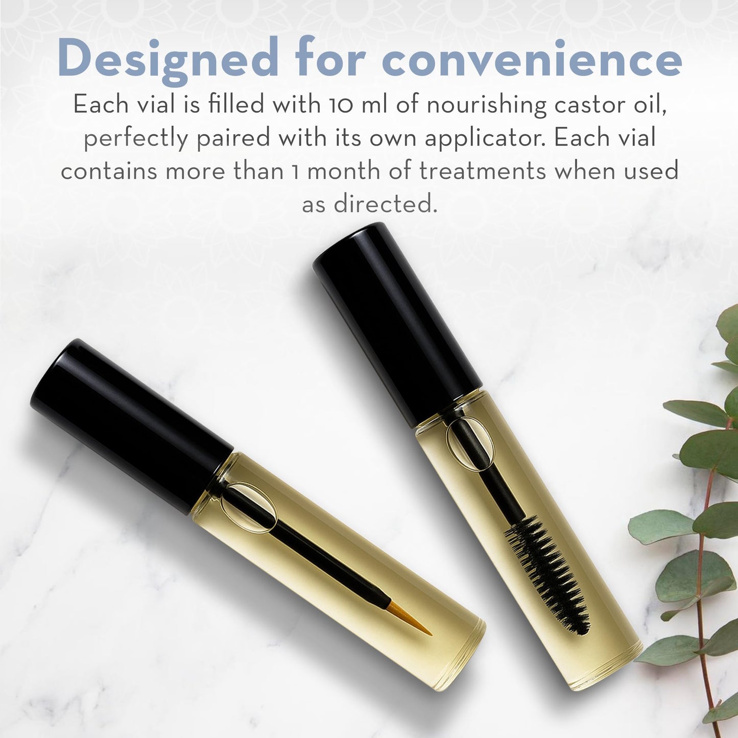 Pure Body Naturals Castor Oil for Eyelashes and Eyebrows - Nourishing Brow & Lash Growth Serum - Castor Oil Organic, Cold Pressed, Hexane Free - 2 Beauty and Personal Care Pure Body Naturals