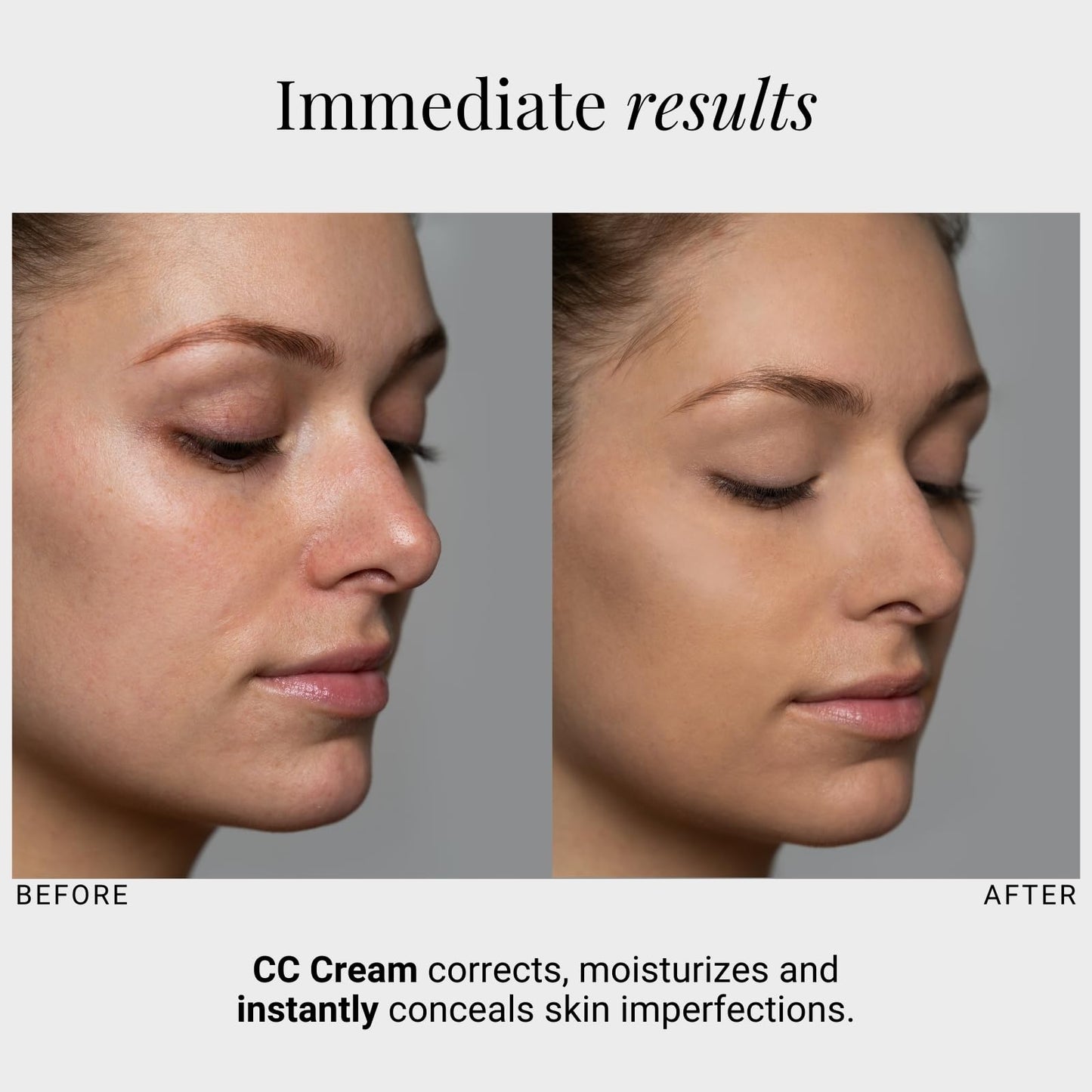 G.M. COLLIN CC Cream (Almond) | Tinted Face Moisturizer | Color Correcting Skin Care with Hydrating Hyaluronic Acid