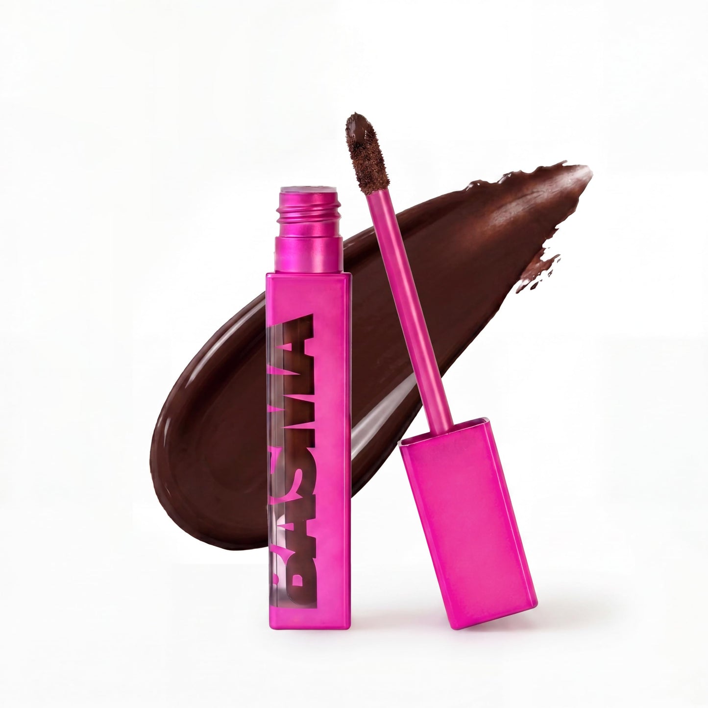 BASMA Beauty Ultra-Hydrating Rich Pigment Lip Gloss, Blurring Gloss with Shine, Non-Sticky High-Impact Color for Dry Lips, Nourishing Comfort, Glossy